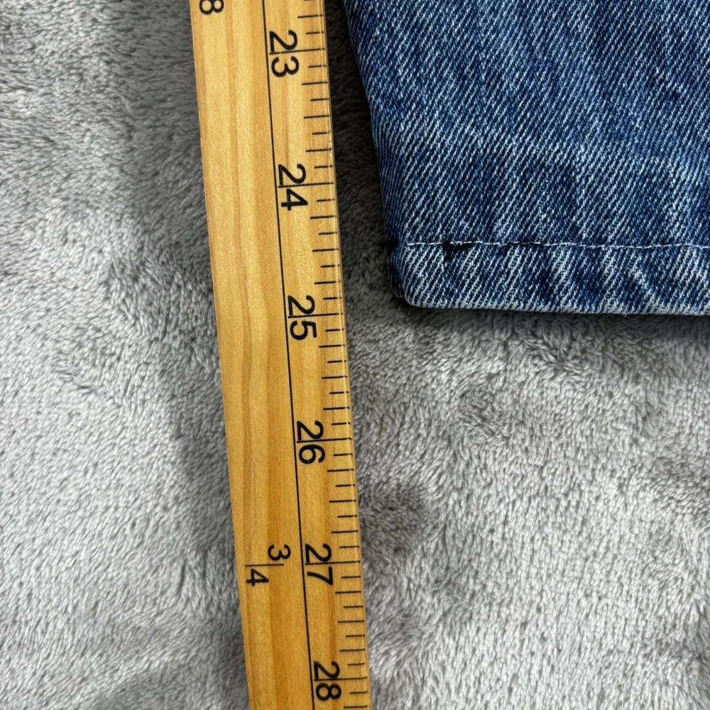 Levi's 501 Original Fit Jeans Mens 32x25 Medium Wash Blue Good Button‎ Fly